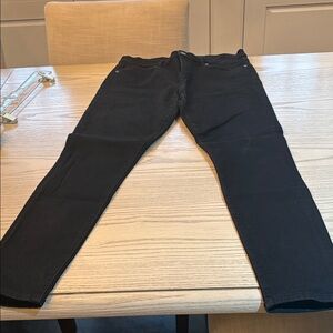 Loft slim pockets black jeans